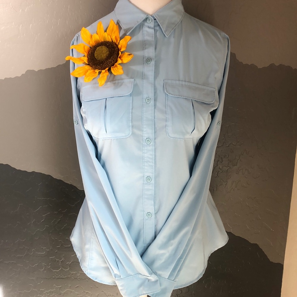 Columbia omnishade  LS blouse.